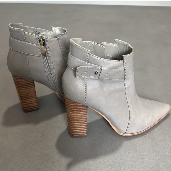 Steven by Steve Madden Klick booties genuine leather Gray - Picture 3 of 8